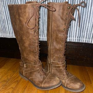 Mossimo Supply Co (Target) Lace-Up Tall Boots